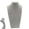 GRIS EXHIBIDOR MEDIANO BUSTO ITEM:WH0073 FORRADO EN CUERINA