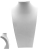 BLANCO EXHIBIDOR GRANDE BUSTO ITEM:WH0369 FORRADO EN CUERINA