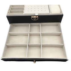 NEGRO ALHAJERO MEDIANO C/ UN PISO Y UN CAJON TAPISADO C/ ROMBOS EN LA TAPA