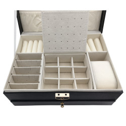 NEGRO ALHAJERO MEDIANO C/ UN PISO Y UN CAJON TAPISADO C/ ROMBOS EN LA TAPA