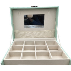 VERDE AGUA ALHAJERO GRANDE C/ ESPEJO Y TRES CAJONES