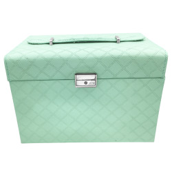 VERDE AGUA ALHAJERO GRANDE C/ ESPEJO Y TRES CAJONES