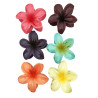 PACK X12 SETS 7CM BROCHES DE FLORES GRANDES SURTIDAS EN COLOR COMO LA IMAGEN