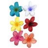 MEDIO PACK X6 BROCHES DE FLORES GRANDES SURTIDAS EN COLOR COMO LA IMAGEN