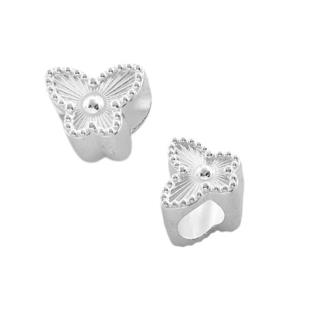 BLANCO UNIDAD (1) CHARM MARIPOSA PASANTE DIJE