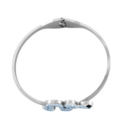 PREMIUM ESCLAVA SERPIENTE DE CUBIC OJOS NEGROS PULSERA