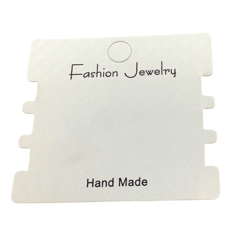 PACK X10 UNIDADES (FASHION) CARTÓN GRUESO EXHIBIDOR PARA 3 PULSERAS TOBILLERA