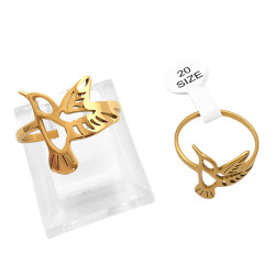 DORADO CURVA X6 UNIDADES COLIBRI PICAFLOR DOS MODELOS SURTIDOS ANILLO