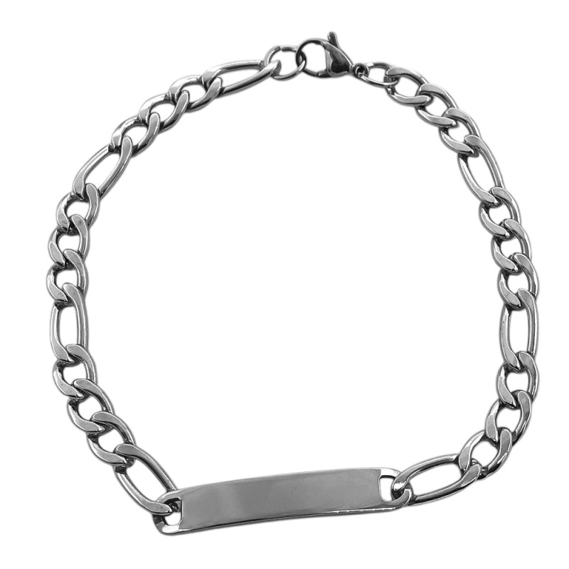 FIGARO 20 CM P/ GRABAR 1.6NK (6MM) IDENTIFICACION PULSERA
