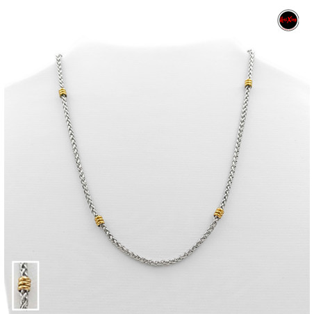 ESPIGA 3.0 - 45CM C/ CANUTILLO DORADO CADENA