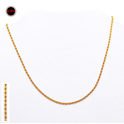 DORADO CARACOL 0.4 (CASI 2MM) - 55CM CADENA