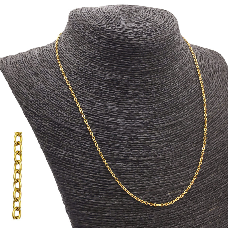 DORADO FORCE 0.6 (1.5MM APROX) - 45CM ACERO CADENA