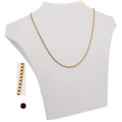 DORADO ROLO CUADRADA 3.0 - 50CM ACERO CADENA