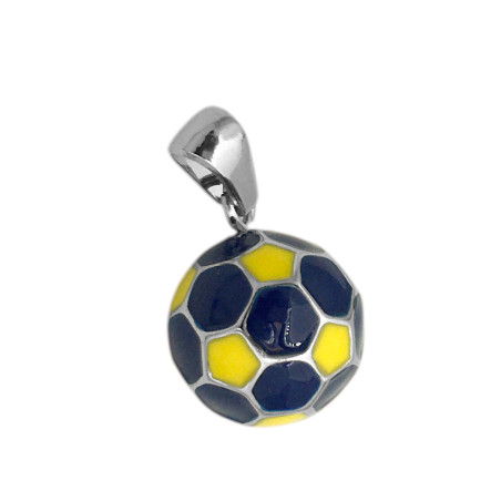 BOCA PELOTA 3D MACIZA FUTBOL DIJE