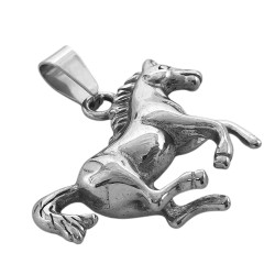 CABALLO CABALGANDO 3D MACIZO DIJE