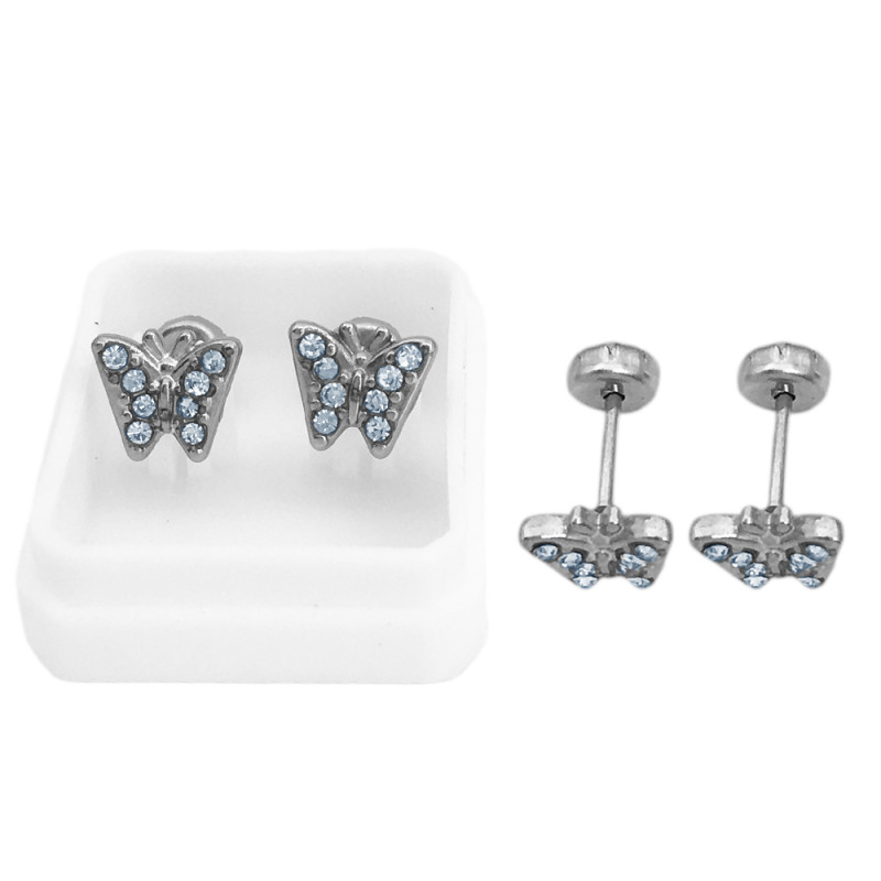 ABRIDOR MARIPOSA C/ STRASS CRISTAL ARO