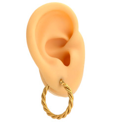 DORADO 20MM ENROSCADA C/ TEXTURA ARGOLLA ARO