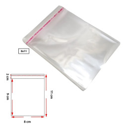 200 UNIDADES 8*11 CM...