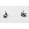 BLISTER X36 PARES SURTIDOS STRASS 3-4-5-6 MM CRISTAL ARO