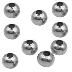 6MM X (PERFORACION CASI 3MM) (50 UNIDADES) BOLITA PERFORADA FORNITURA