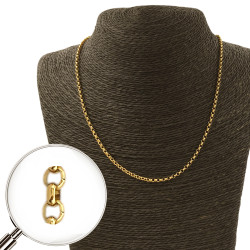 DORADO ROLO 3.0 - 55CM CADENA