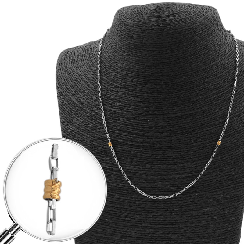 VENECIANA ALARGADA C/ CANUTILLO DORADO 1.5-50CM CADENA