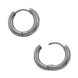 15MM C/ LINEA DE STRASS FRENTE FINA 2MM PAR BISAGRA ARO