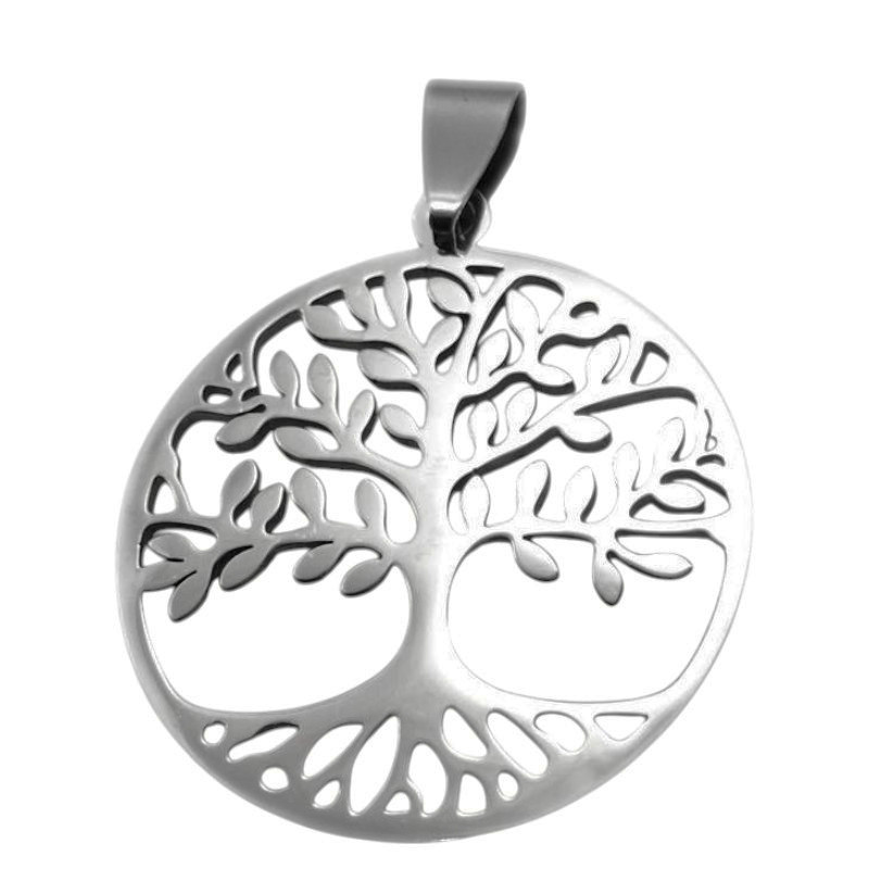 ARBOL DE LA VIDA EN CIRCULO CALADO DIJE