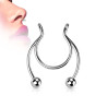 NEGRO FALSO SEPTUM 1.2X8X3/3 NARIZ PIERCING