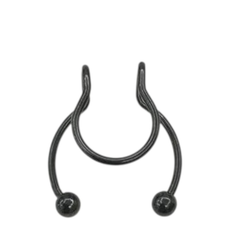 NEGRO FALSO SEPTUM 1.2X8X3/3 NARIZ PIERCING