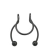 NEGRO FALSO SEPTUM 1.2X8X3/3 NARIZ PIERCING