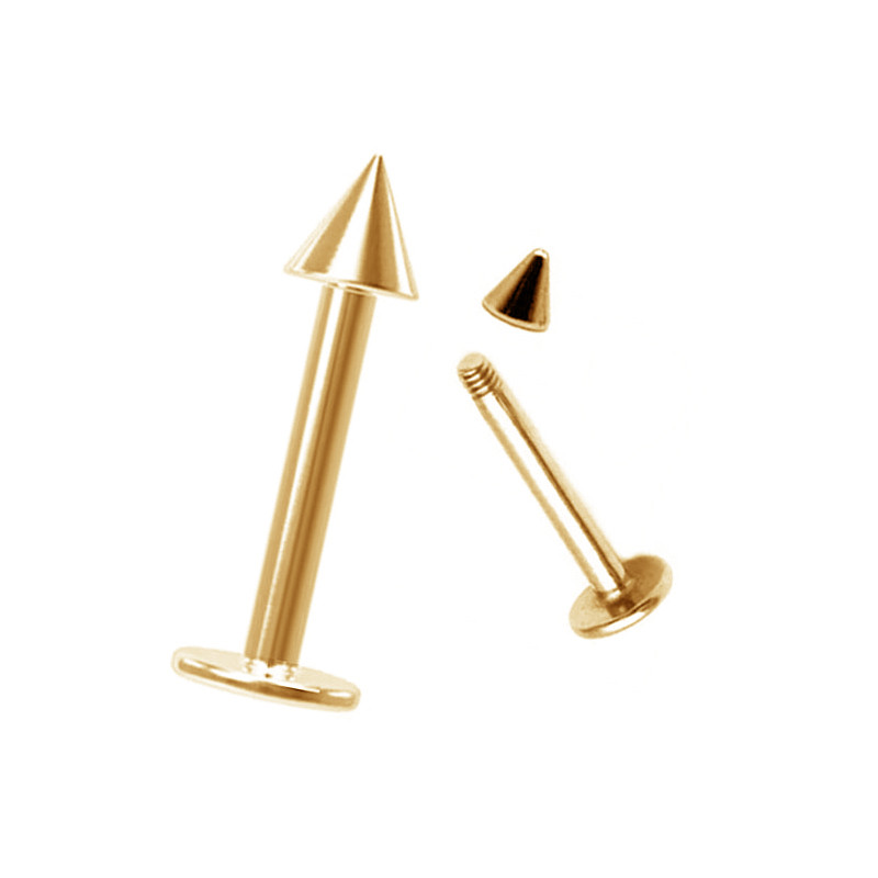 DORADO (8MM INTERNO) 1 MENTON PUNTA PIERCING