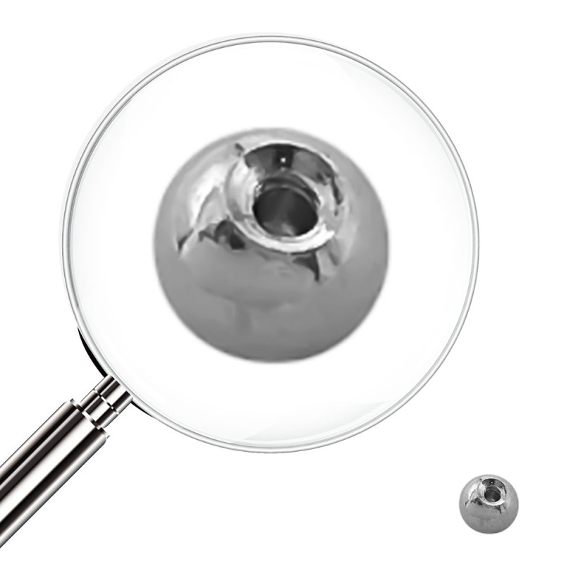 X5 UNIDADES 5*1.2MM REPUESTO BOLITA CIERRE PIERCING