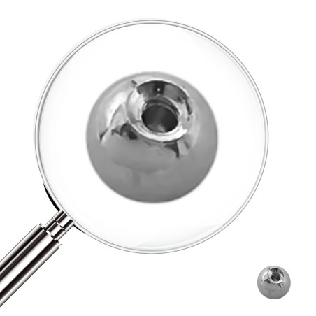 X5 UNIDADES 5*1.2MM REPUESTO BOLITA CIERRE PIERCING