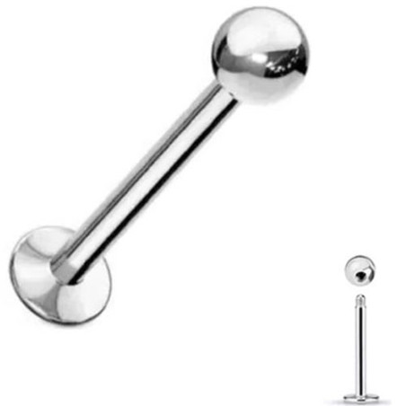 1 (1.2*8MM INTERNO*4MM BOLITA) MENTON BOLITA PIERCING