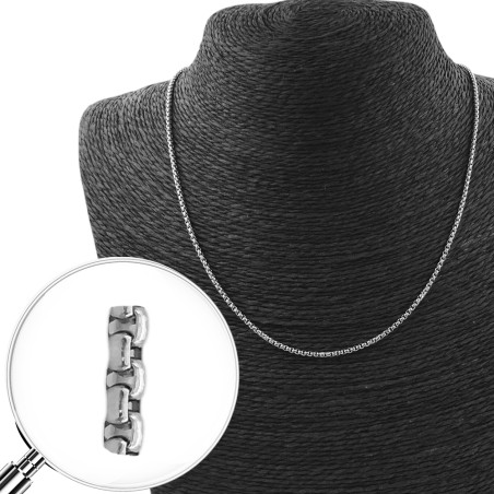 2.0 (2MM) - 55 CM ROLO CUADRADA CADENA