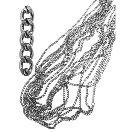 3 METROS 108NK (3.5MM) (3X1Metro) GROUMET PLANA CADENA FORNITURA