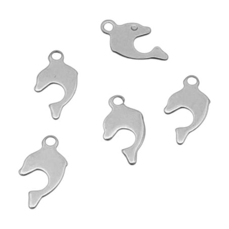 5 UNIDADES DELFIN MINI DIJE