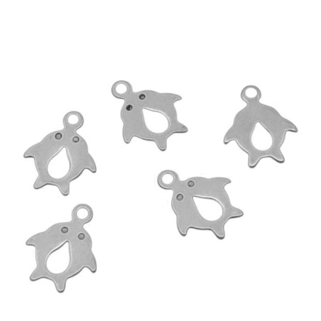 5 UNIDADES DELFINES MINI DIJE