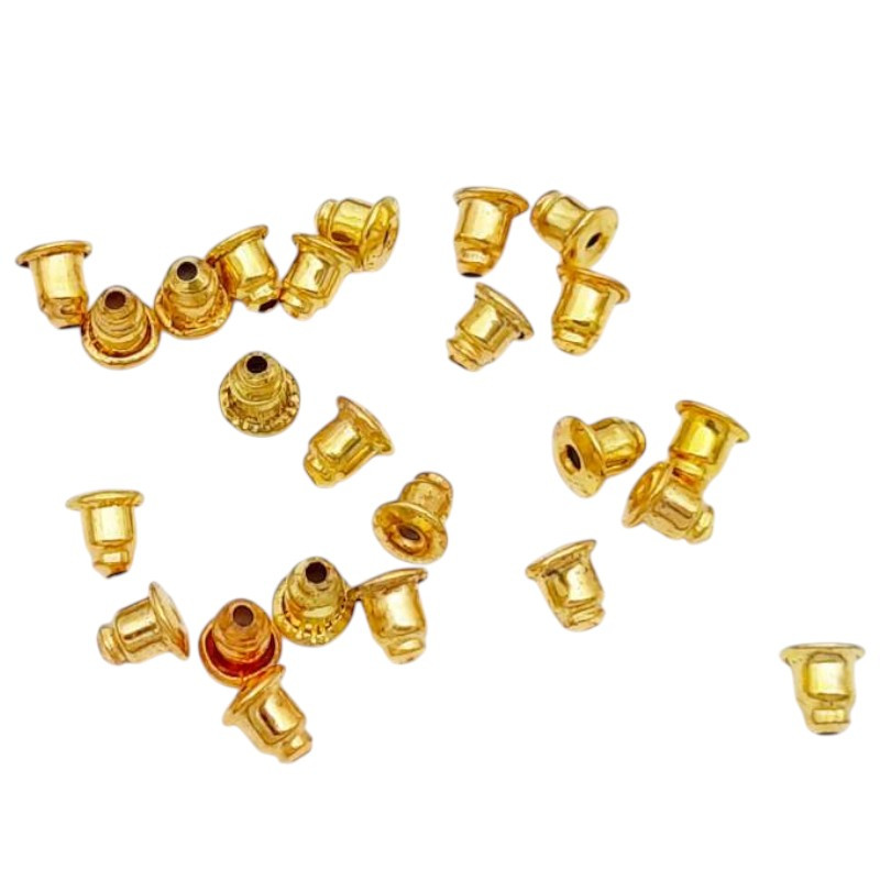 TRABAS HONGUITO x30 PARES APROX. ACERO DORADO ( TIPO FRU FRU ) TRABITA PARA ARO