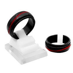 CURVA X6 ANILLOS NEGRO GIRATORIOS SURTIDOS 5 MODELOS ANILLO