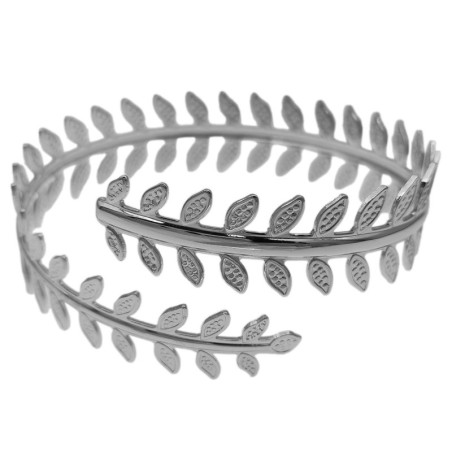 BRAZALETE RAMA C/ HOJAS ABIERTO FANTASIA FINA
