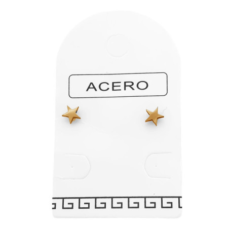 DORADO PAR 3.5MM ESTRELLITA MINI ARO