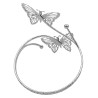BRAZALETE MARIPOSAS CALADAS ABIERTO FANTASIA FINA PREMIUM