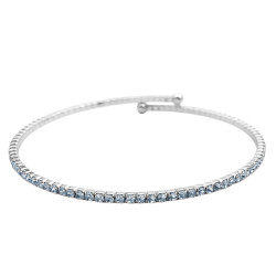 BRAZALETE A PURO STRASS ABIERTO FANTASIA FINA PREMIUM