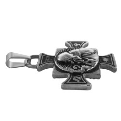 GRANDE SAN BENITO EN CRUZ EQUILIBRIO C/ RELIEVE MACIZO DIJE