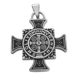 GRANDE SAN BENITO EN CRUZ EQUILIBRIO C/ RELIEVE MACIZO DIJE