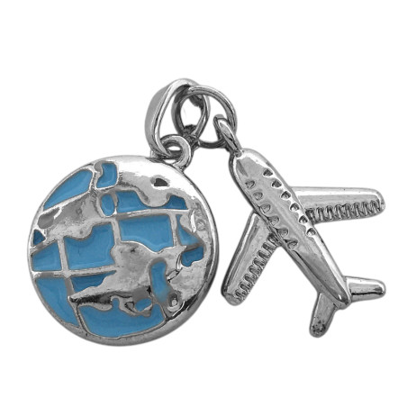 MUNDO PLANISFERIO CELESTE C/ AVION DIJE