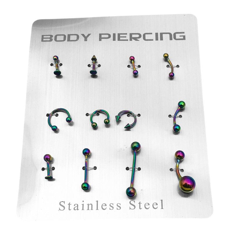TORNASOLADO BLISTER x12 SURTIDO C:008 PIERCING