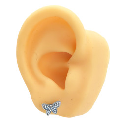 MEDIO BLISTER X6 PARES C/ STRASS MOTIVOS SURTIDOS AROS